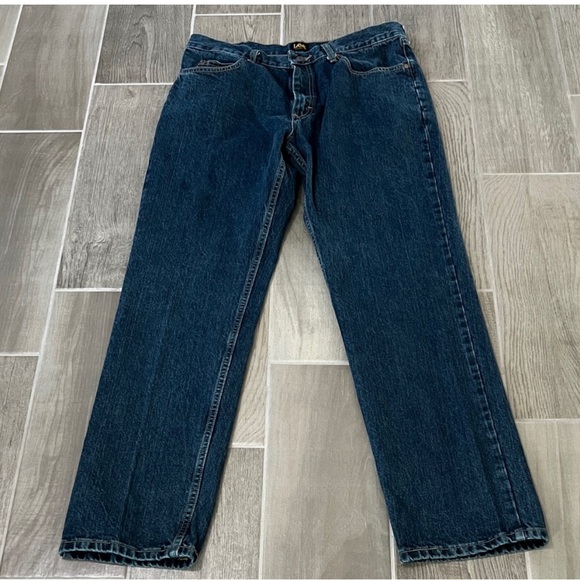 Lee Relaxed Fit 34 X 32 dark wash jeans - Picture 4 of 6